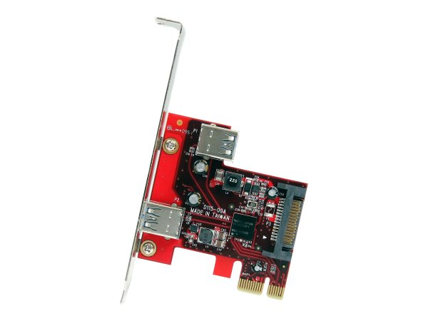 StarTech.com Scheda PCI Express SuperSpeed USB 3.0 a 2 porte con supporto UASP - 1 interna 1 esterna