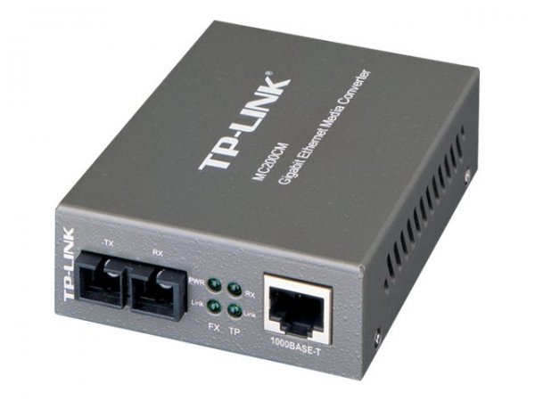 TP-LINK MC200CM - 1000 Mbit/s - IEEE 802.3ab - IEEE 802.3i - IEEE 802.3u - IEEE 802.3z - Gigabit Eth