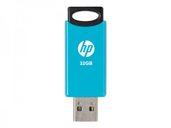 HP v212w - 32 GB - USB tipo A - 2.0 - 14 MB/s - Lamina di scorrimento - Nero - Blu