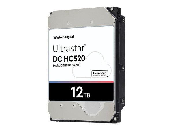 WD Ultrastar HE12 HUH721212ALE600 3,5" SATA 12000 GB - Disco rigido - 7200 rpm 8 Ms - Internamente