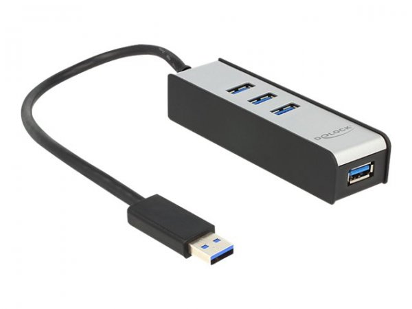 Delock USB 3.0 External Hub 4 Port - - 4 x SuperSpeed 3.0