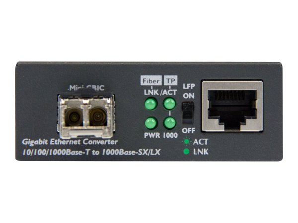 StarTech.com Convertitore multimediale compatto Gigabit Ethernet a Fibra multimodale - 850 nm LC - 5