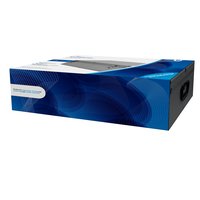 MEDIARANGE BOX78 - Valigetta rigida - 1000 dischi - Argento - Tessuto felpato - Plastica - Legno - 1