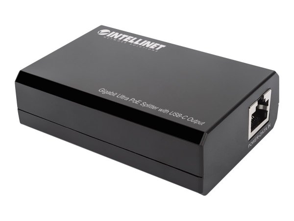 Intellinet Gigabit Ultra PoE-Splitter mit USB-C-Ausgang 45W - 1 Gbps - Power over Ethernet