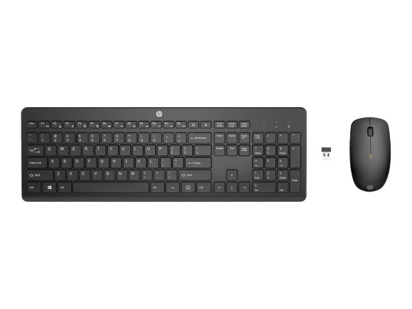 HP 235 Wireless Tastatur und Maus - Tastiera - QWERTZ