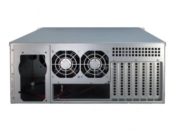 Inter-Tech 4U-4424 - Supporto - Server - Nero - Argento - ATX - EATX - EEB - Mini-ITX - uATX - Metal