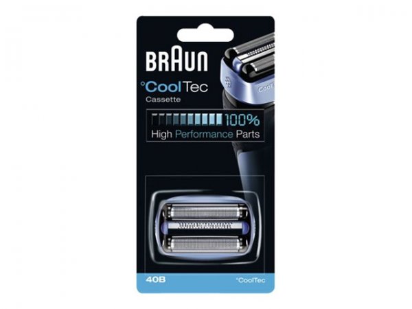 Braun 076520 - 1 testina/e - Blu - Acciaio inossidabile - CoolTec CT5cc Grey lacquered - CoolTec CT4