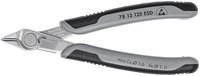 KNIPEX 78 13 125 ESD - Pinze per taglio laterale - Acciaio inossidabile - Acciaio - Plastica - Nero/