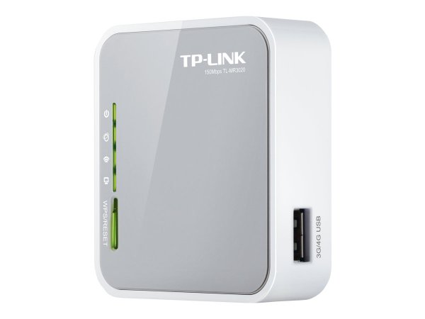 TP-LINK TL-MR3020 - Router di rete cellulare - Grigio - Bianco - Fast Ethernet - 10,100 Mbit/s - IEE