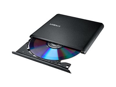 Lite-On ES1 - Nero - Vassoio - Computer portatile - DVD±RW - USB 2.0 - CD-R - CD-ROM - CD-RW - DVD+R