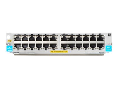 HPE 24-port 10/100/1000BASE-T PoE+ MACsec v3 zl2 Module - Gigabit Ethernet - 10,100,1000 Mbit/s - 10