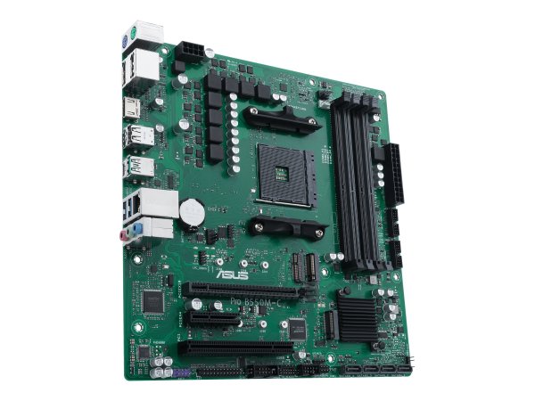 ASUS Pro B550M-C/CSM - Motherboard - micro ATX - Socket AM4 - AMD B550 Chipsatz - USB-C Gen2, USB 3.