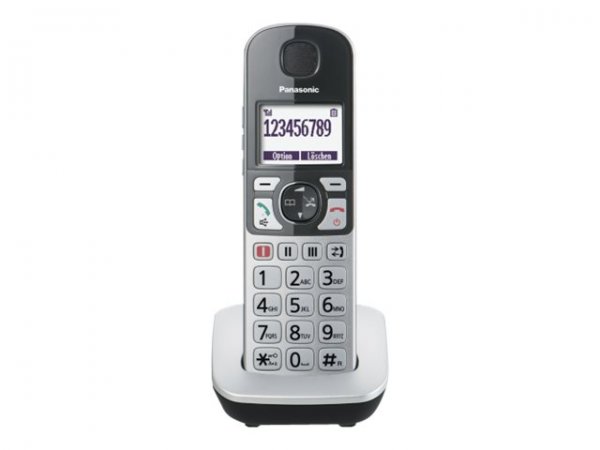 Panasonic KX-TGQ500GS - IP Phone - Argento - Cornetta wireless - 4 linee - 150 voci - LCD