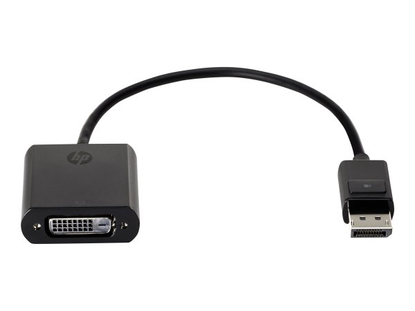 HP Adattatore a DVI-D DisplayPort - 0,19 m - DisplayPort - DVI-D - Maschio - Femmina - Nero