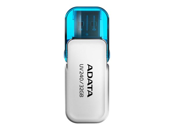 ADATA UV240 - 32 GB - USB tipo A - 2.0 - Cuffia - 7 g - Bianco