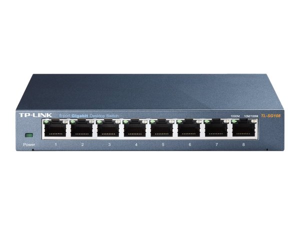 TP-LINK TL-SG108 - V3 - Switch - unmanaged - 8 x 10/100/1000