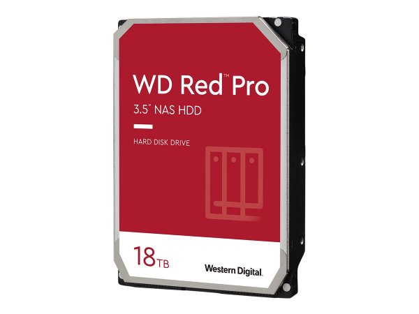 WD Red Pro NAS Hard Drive WD181KFGX - Festplatte - 18 TB - intern - 3.5" (8.9 cm)