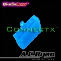 A.C.Ryan Connectx™ AUX 6pin Female - UVBlue 100x - Blau