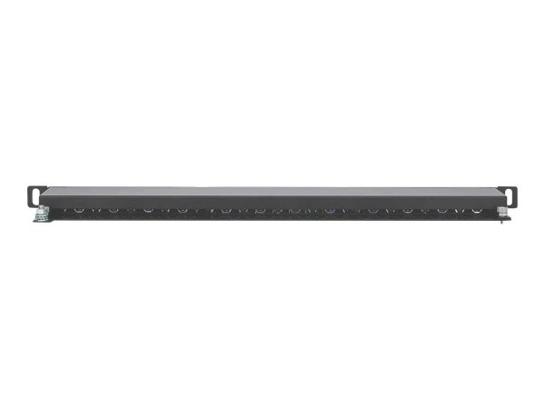 Intellinet Patch Panel, Cat6a, FTP, 24-Port, 19", 0.5U, Shielded, 90° Top-Entry Punch Down Blocks, B