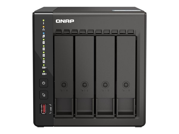QNAP TS-453E - NAS - Tower - Intel® Celeron® - J6412 - Nero