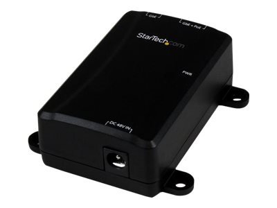StarTech.com Iniettore Gigabit PoE+ ad 1 porta - 802.3at e 802.3af - Gigabit Ethernet - 10,100,1000