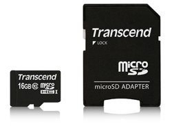 Transcend TS32GUSDHC10 - 32 GB - MicroSDHC - Classe 10 - NAND - 90 MB/s - Nero