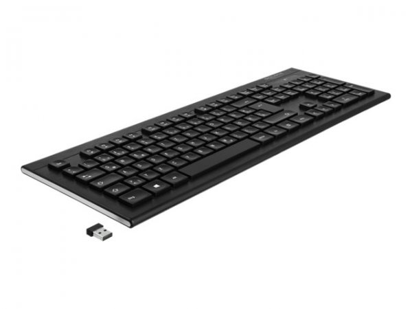 Delock Keyboard - wireless - 2.4 GHz