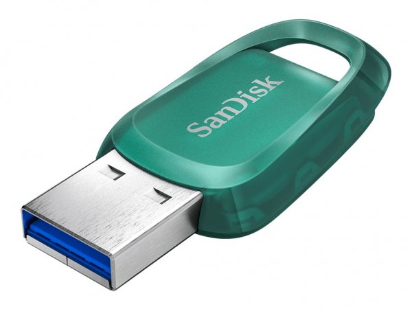 SanDisk Ultra Eco - 256 GB - USB tipo A - 3.2 Gen 1 (3.1 Gen 1) - 100 MB/s - Senza coperchio - Verde