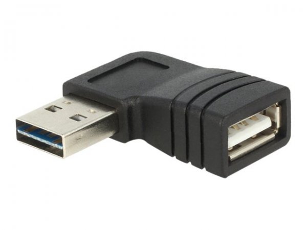 Delock Adapter EASY-USB 2.0-A male > USB 2.0-A female angled left / right - Gender Changer USB - USB