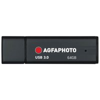 AgfaPhoto 10571 - 64 GB - USB tipo A - 3.2 Gen 1 (3.1 Gen 1) - Cuffia - Nero