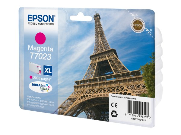 Epson Eiffel Tower Tanica Magenta - Inchiostro a base di pigmento - 21,3 ml - 1 pz