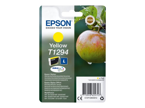 Epson Apple Cartuccia Giallo - Inchiostro a base di pigmento - 7 ml - 616 pagine - 1 pz