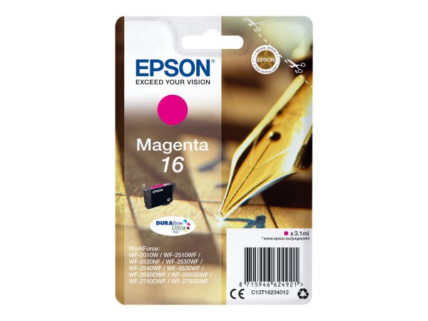 Epson Pen and crossword Cartuccia Penna e cruciverba Magenta Inchiostri DURABrite Ultra 16 - Resa st