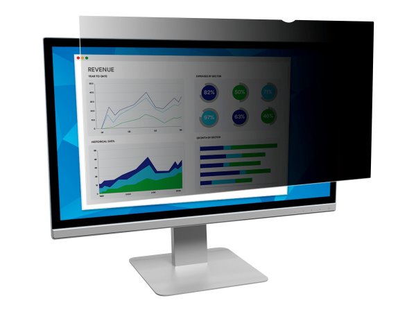 3M Filtro Privacy per monitor widescreen da 23” - 58,4 cm (23") - 16:9 - Monitor - Filtro per la pri