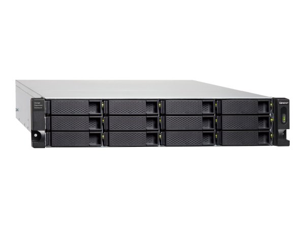 QNAP TL-R1200C-RP - Box esterno HDD/SSD - 2.5/3.5" - Serial ATA III - 6 Gbit/s - Montaggio rack - Ne