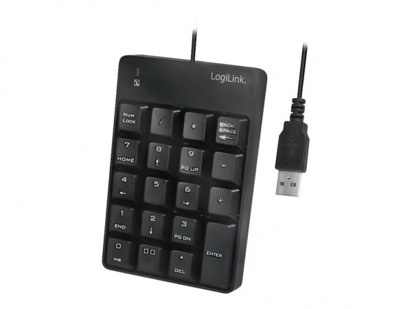 LogiLink ID0184 - 19 - Computer portatile - 1,6 m - Nero