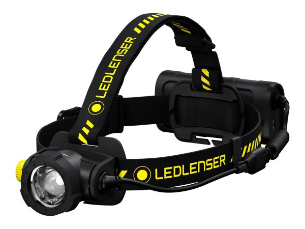 LED Lenser H15R Work - Headband flashlight - Black - Yellow - IP67 - LED - 1 lamp(s) - 2500 lm