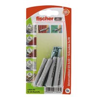 fischer UX 8 x 50 S - Screw & wall plug kit - Concrete - Grey - 5 cm - 8 mm - 7 cm