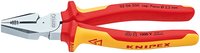 KNIPEX 02 06 200 - Pinze da elettricista - 2,5 cm - Acciaio - Plastica - Rosso/Arancione - 20 cm