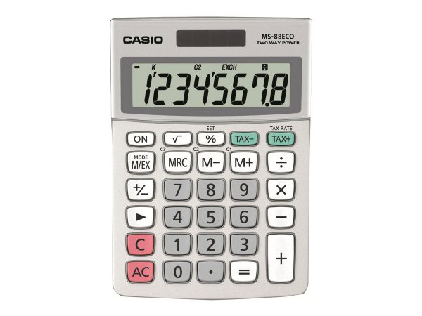 Casio MS-88ECO - Desktop - Calcolatrice con display - 8 cifre