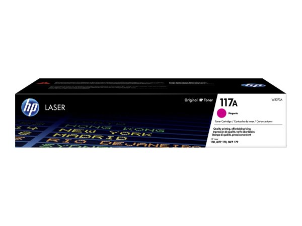 HP Cartuccia toner magenta per stampante laser originale 117A - 700 pagine - Magenta - 1 pz