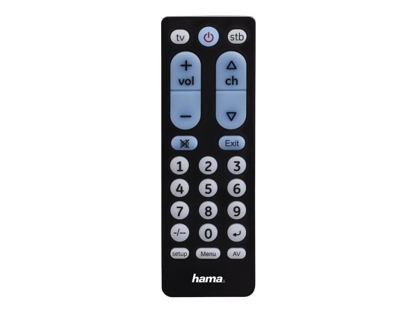 Hama 00040072 - STB - TV - IR Wireless - Pulsanti - Nero