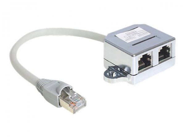 Delock RJ45 Port Doubler - Ethernet 100Base-TX-Splitter - RJ-45 (M)