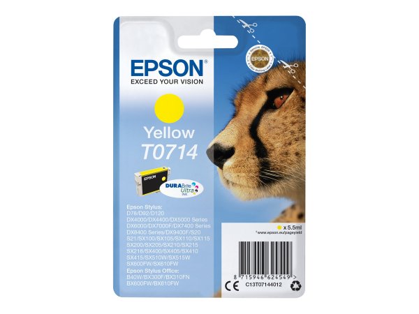 Epson Cartuccia Giallo - Resa standard - Inchiostro a base di pigmento - 5,5 ml - 1 pz