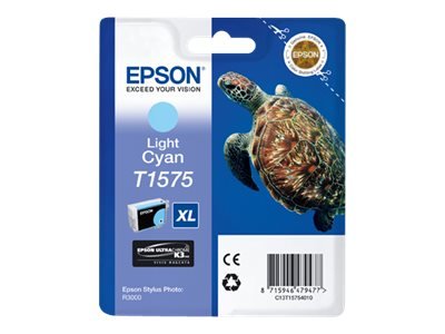 Epson Turtle Cartuccia Ciano chiaro - Resa elevata (XL) - Inchiostro a base di pigmento - 25,9 ml -