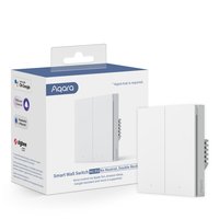 Aqara Smart Wall Switch H1 No Neutral Double Rocker HomeKit