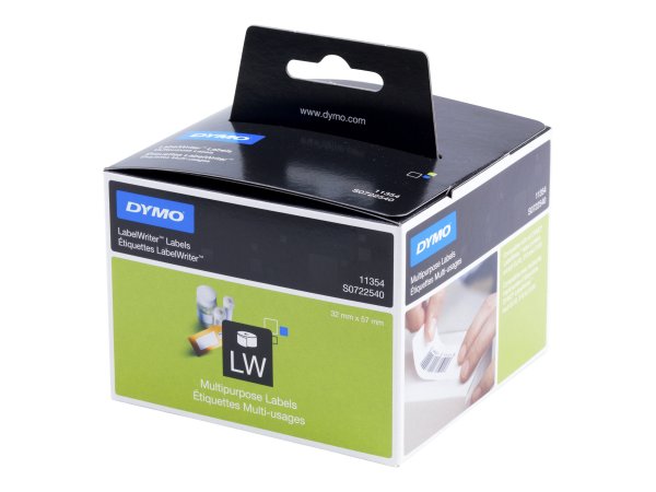 Dymo LW - Etichette multiuso - 32 x 57 mm - S0722540 - Bianco - Etichetta per stampante autoadesiva