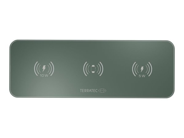 TerraTec ChargeAIR All green - Wireless charging mat + AC power adapter