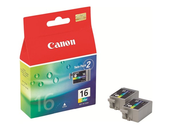 Canon BCI-16 - 2-pack - yellow, cyan, magenta