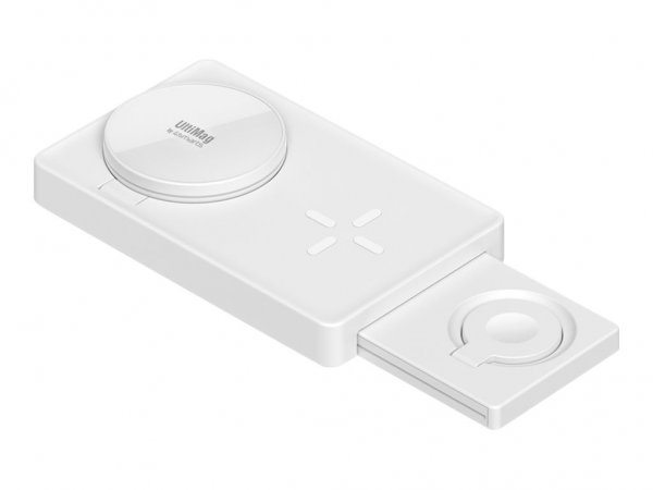 4smarts UltiMag Trident - Interno - USB - 12 V - Carica wireless - 1,2 m - Bianco